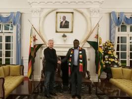 Дмитрий Мазепин посетил Зимбабве с деловым визитом